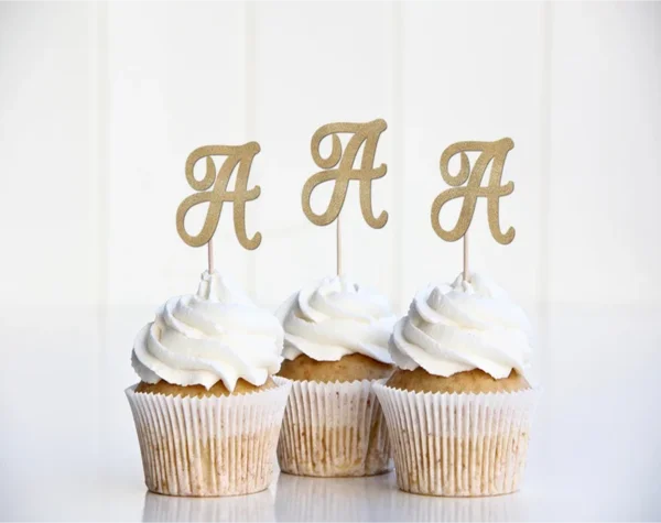 Wood Cupcake Topper - Image 4